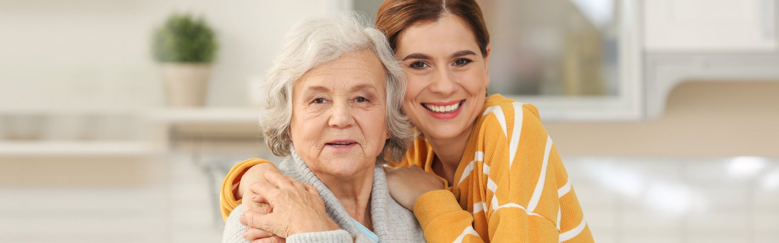 woman hugging her patient